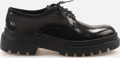 Erkek Hakiki Deri Eva Taban Siyah Günlük Ayakkabı