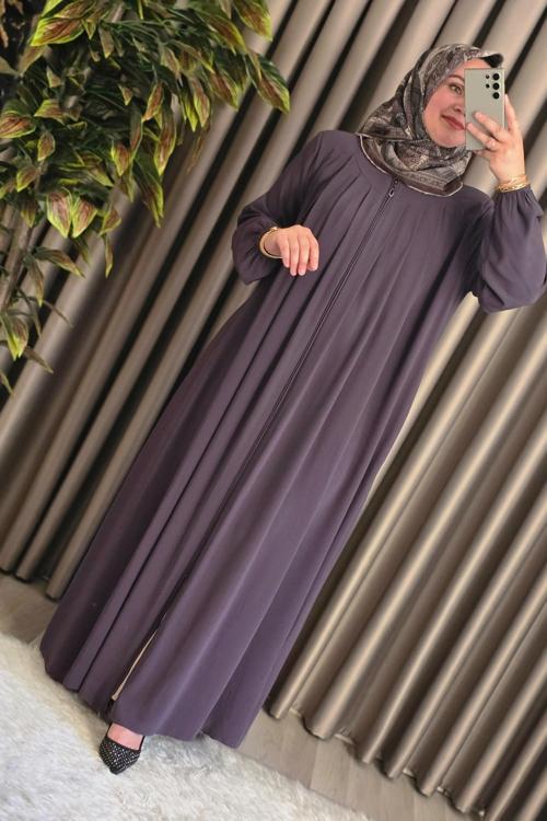 Kadın Tesettür Giyim Büyük Beden Endonezya Krebi Robalı Ferace