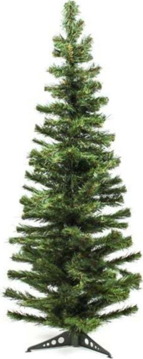 Yılbaşı Lüks Yeşil Çam Ağacı 120 Cm 115 Dal Plastik Ayaklı