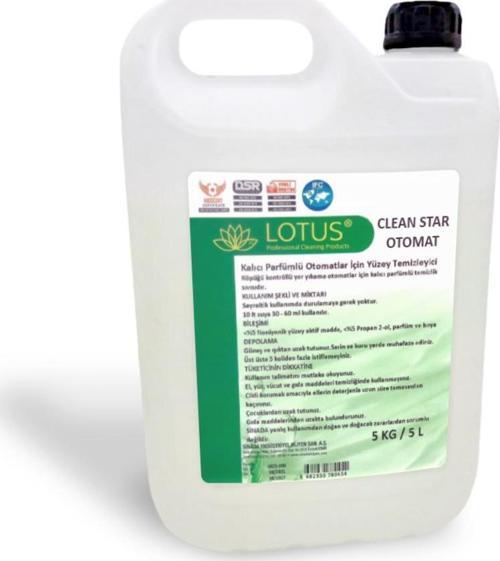 Clean Star Otomat - Kalıcı Parfümlü Otomatlar İçin Yüzey Temizleyici