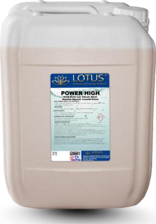 Power High - Yanık Kirler İçin Yüksek Alkali Köpüklü Hijyenik Temizlik Ürünü