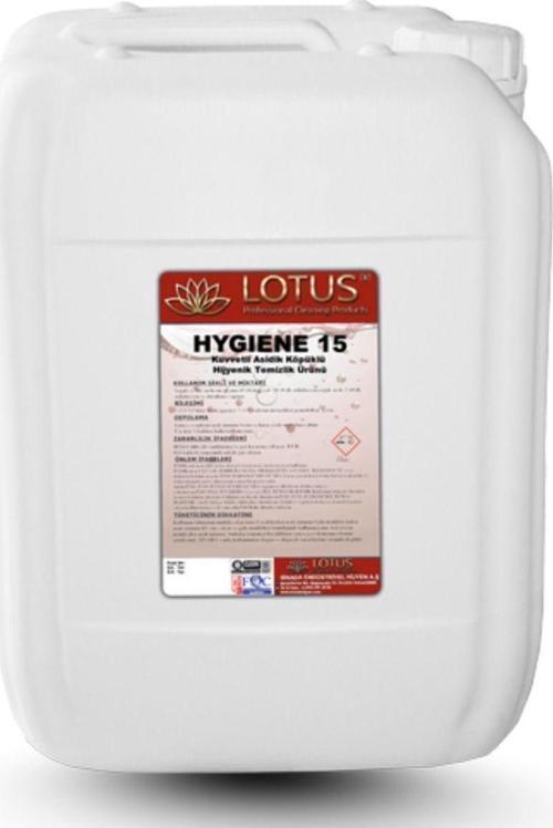 Hygiene 15 - Kuvvetli Asidik Köpüklü Hijyenik Temizlik Ürünü