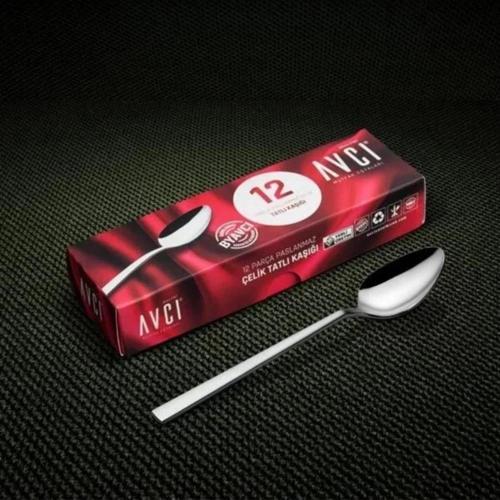 Avcı ST104 Star Tatlı Kaşığı 2.5 mm 12'li