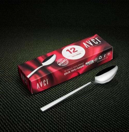 Avcı 915 Klas Tatlı Kaşığı 12'li