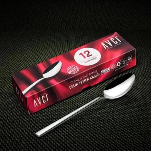 Avcı ST100 Star Yemek Kaşığı 3 mm 12'li