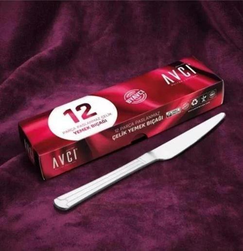 Avcı 614 Yakamoz Yemek Bıçağı 12 Li