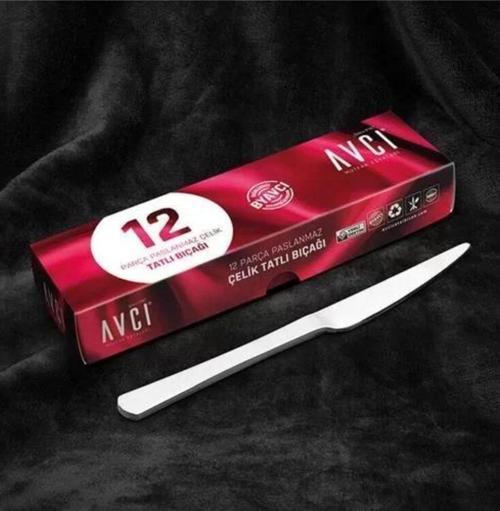 Avcı 417 İstanbul Tatlı Bıçağı 12 Li