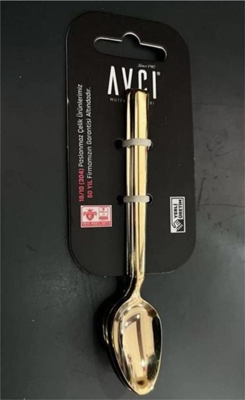 Avcı AVC 957 Klasik Gold Çay Kaşığı 3'lü