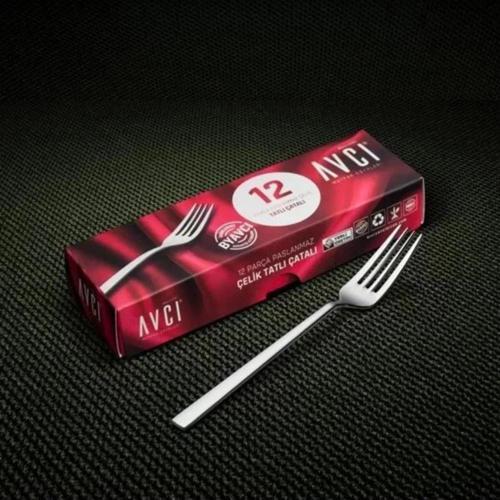 Avcı ST103 Star Tatlı Çatalı 2.5mm 12 Li