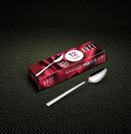 Avcı ST106 Star Çay Kaşığı 2mm 12 Li