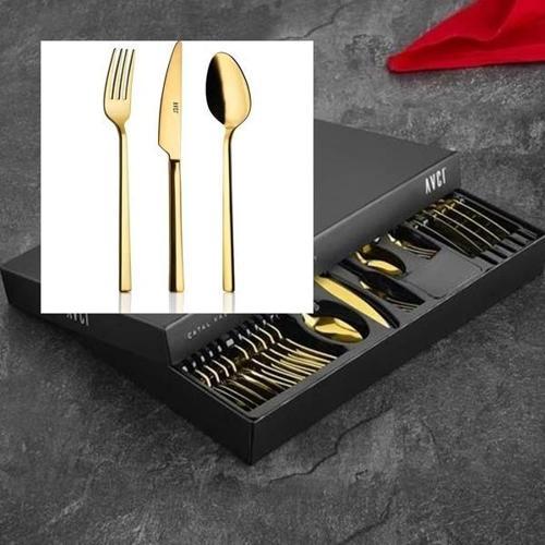 Avcı Klas T. Gold 36 Parça Çatal Kaşık Bıçak Seti