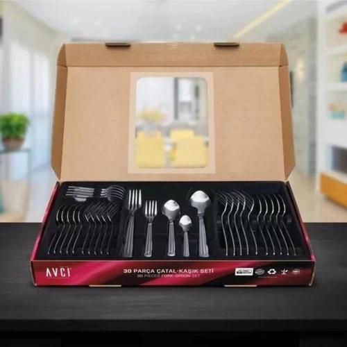 Avcı AVC662 Yakamoz Çatal Bıçak Kaşık Takımı 30 Parça