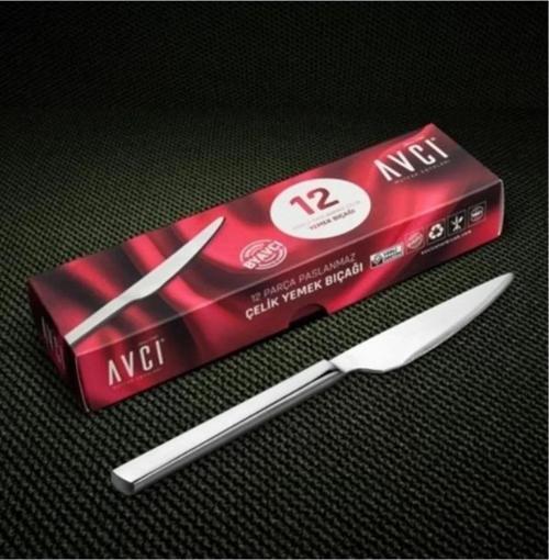 Avcı 914 Klas Yemek Bıçağı 12'li