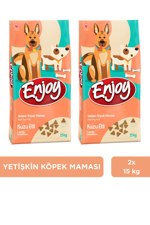 Kuzu Etli Yetişkin Köpek Maması 15 kg x 2