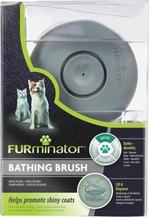 Kedi Ve Köpek Banyo Fırçası Şampuan Hazneli
