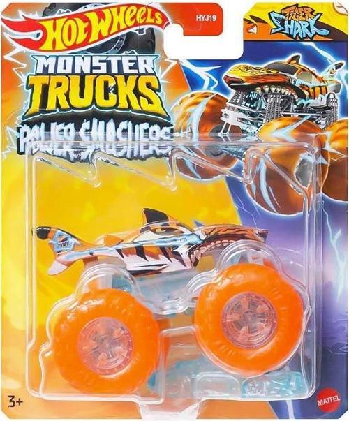 Hot Wheels Monster Trucks Power Smashers Tiger Shark 1:64 Die Cast Araç HYJ21