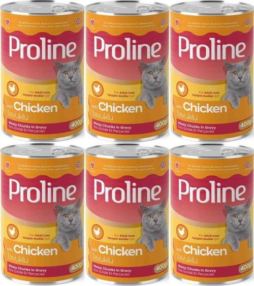 Tavuklu Yetişkin Kedi Konservesi 400 Gr*6 Adet