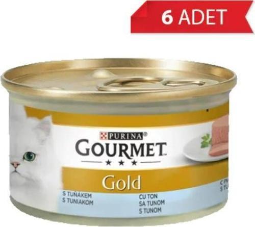 Purina Gourmet Gold Kıyılmış Ton Balıklı Konserve 85 Gr 6 Al 5 Öde
