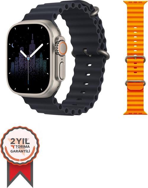 Gs Ultra 8 49mm Nfc Gps Özellikli Akıllı Saat 2.02 Inc Siyah