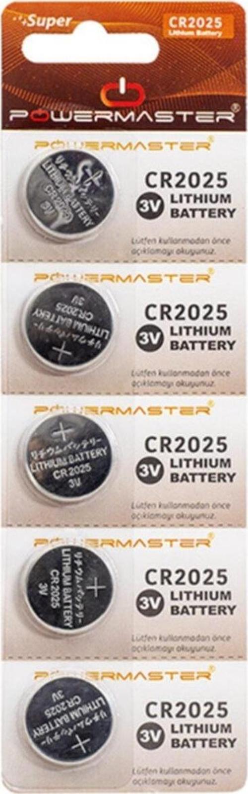 Ebayhrn -huanqıu Cr2025 3 Volt Lityum Para Pil 5li Paket