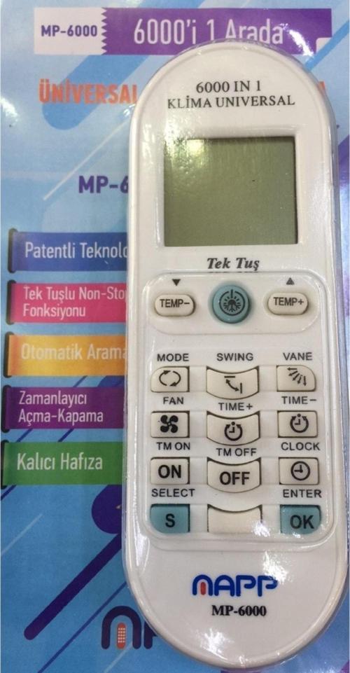 Tüm Markalar Modeller Akıllı Klima Kılima Kumanda Unıversal Kodlanabilir Programlanabilir