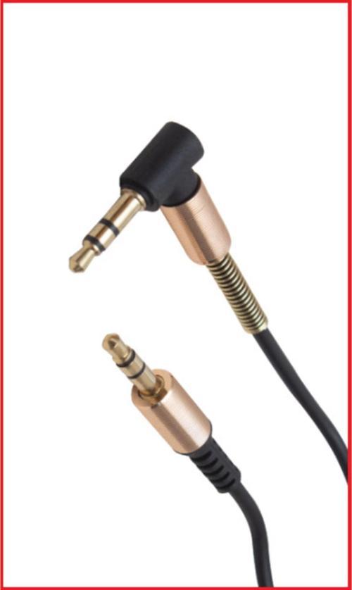 L Tip Ses Kablosu Kablo Aux Araba Bağlantı Kablosu 1mt - 3.5mm