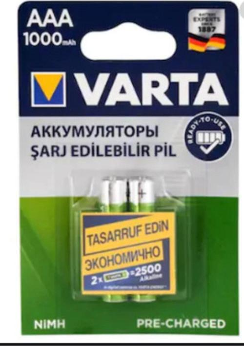 Ata Elektronik 1000 Ince Aaa Şarj Edilebilir Pil - Radyo Için Aaa Ince Şarjlı Pil 1000mah