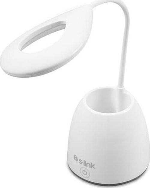 Beyaz 19 Led Şarjlı 1200Mah Taşınabilir Masa Lambası SL-8715