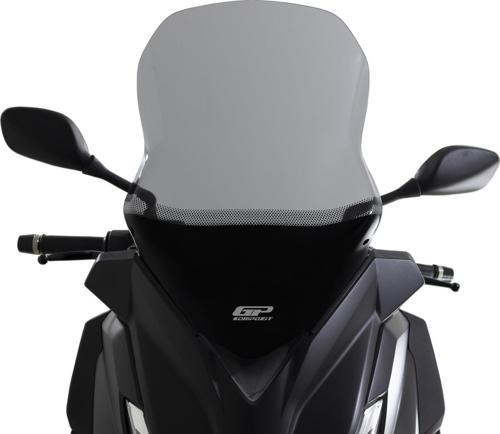 Yamaha XMAX 250 / 400 2014-2017 Uyumlu Baskılı Ön Tur Camı Füme