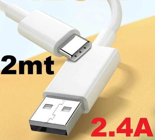 Cep Telefon Şarz Type C Type-c Usb Data Hızlı Sarj Kablosu 2.4 Amper 2 Metre