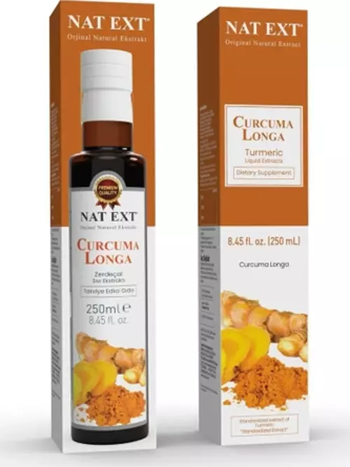Nat-Ext Curcuma Longa Zerdeçal Sıvı Ekstraktı 250 Ml