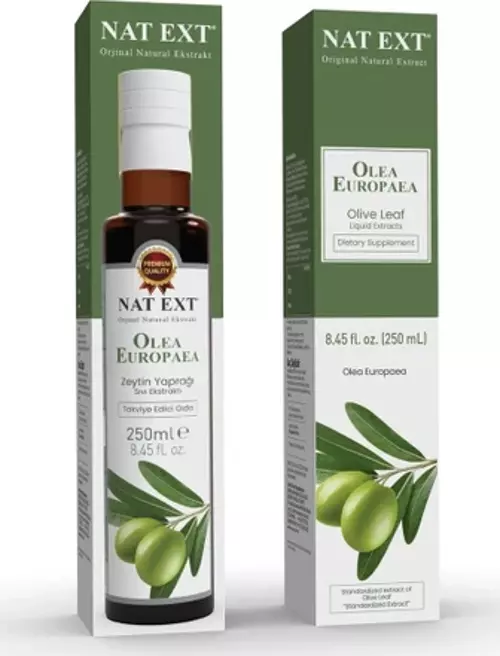 Nat-Ext Olea Europaea (Zeytin Yaprağı) Sıvı Ekstraktı 250 Ml
