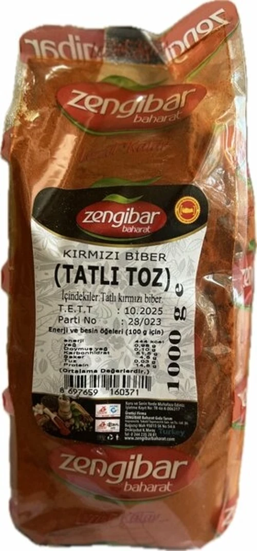 Tatlı Toz Biber 1000 Gr