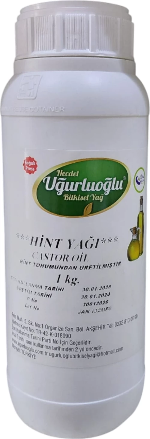 Uğurluoğlu Hint Yağı 1 Lt.