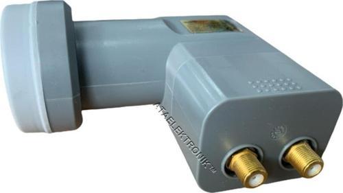 Bağımsız 2 Çıkış Çiftli Ikili 2li Twin Lnb Uhd 3d 4k Uyumlu Lenebe Elenbi