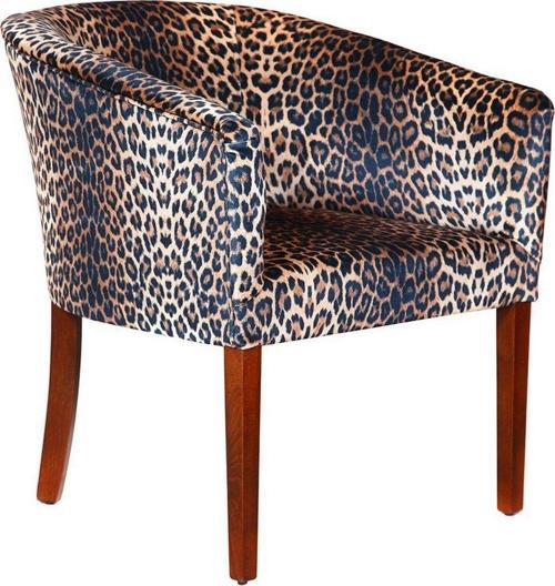 Leopar Oval Berjer 70X69X68 Cm