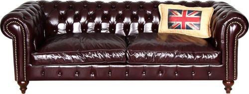Class Dark Brown Chesterfield
