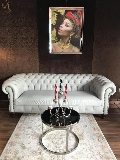 Hakiki Deri Castelle Chesterfield