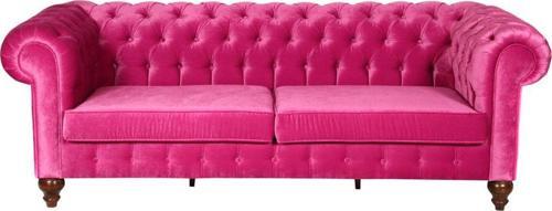 Fuşya Dream Chesterfield 230X90X80 Cm