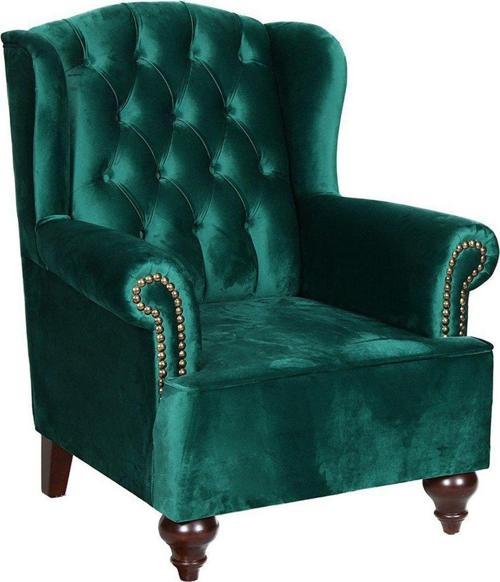 Green Silk Berjer 100X83X77 Cm