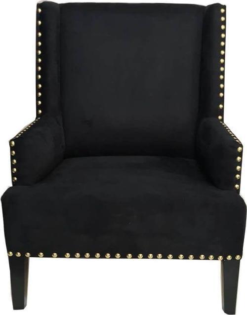 Black Berjer 90X50X48 Cm