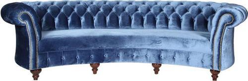 Blue Chesterfield 230X90X80 Cm