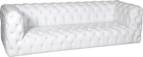 White Baxter Chesterfield 230X90X80 Cm