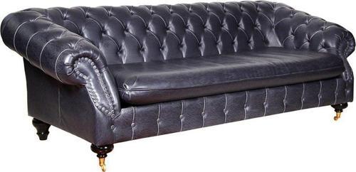 İtalyan Hakiki Deri Chesterfield 230X90X80 Cm