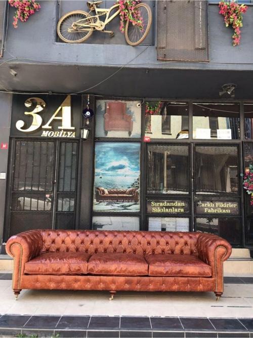 Hakiki Deri Kensington Chesterfield