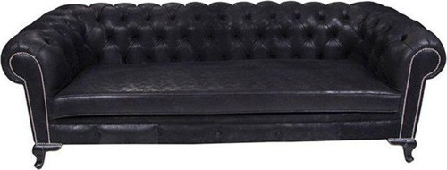 Siyah Nubuk Kanepe 230X90X80 Cm