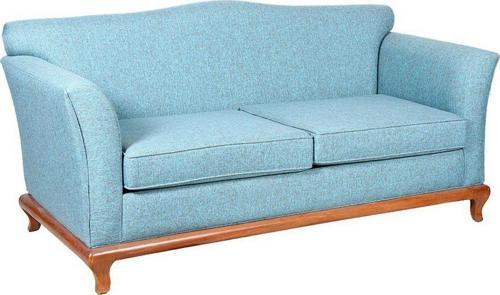 Sky Blue Keten Kanepe 210X87X90 Cm