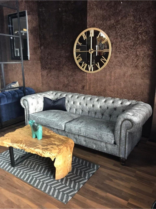 Degrade Nubuk Chesterfield Kanepe