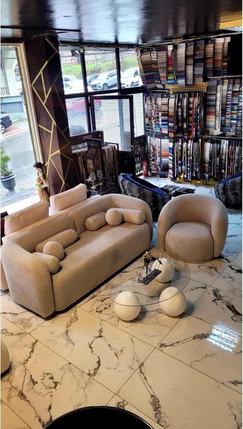New Bukle Modern Kanepe Ve Berjer