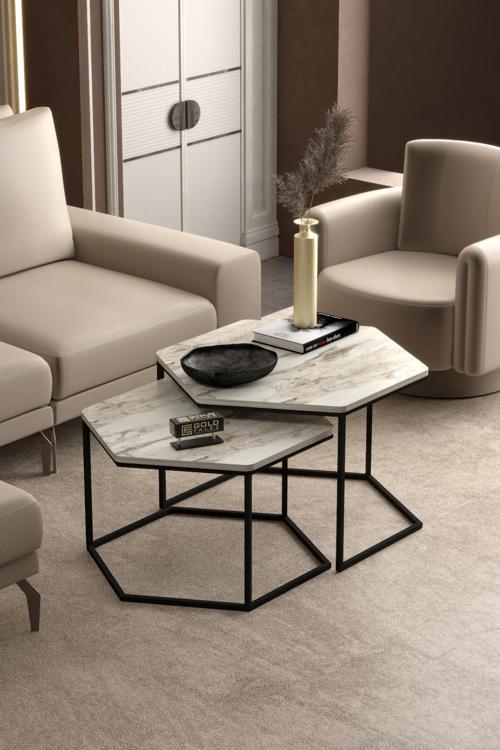 Orta Sehpa Tekli Alize Beyaz